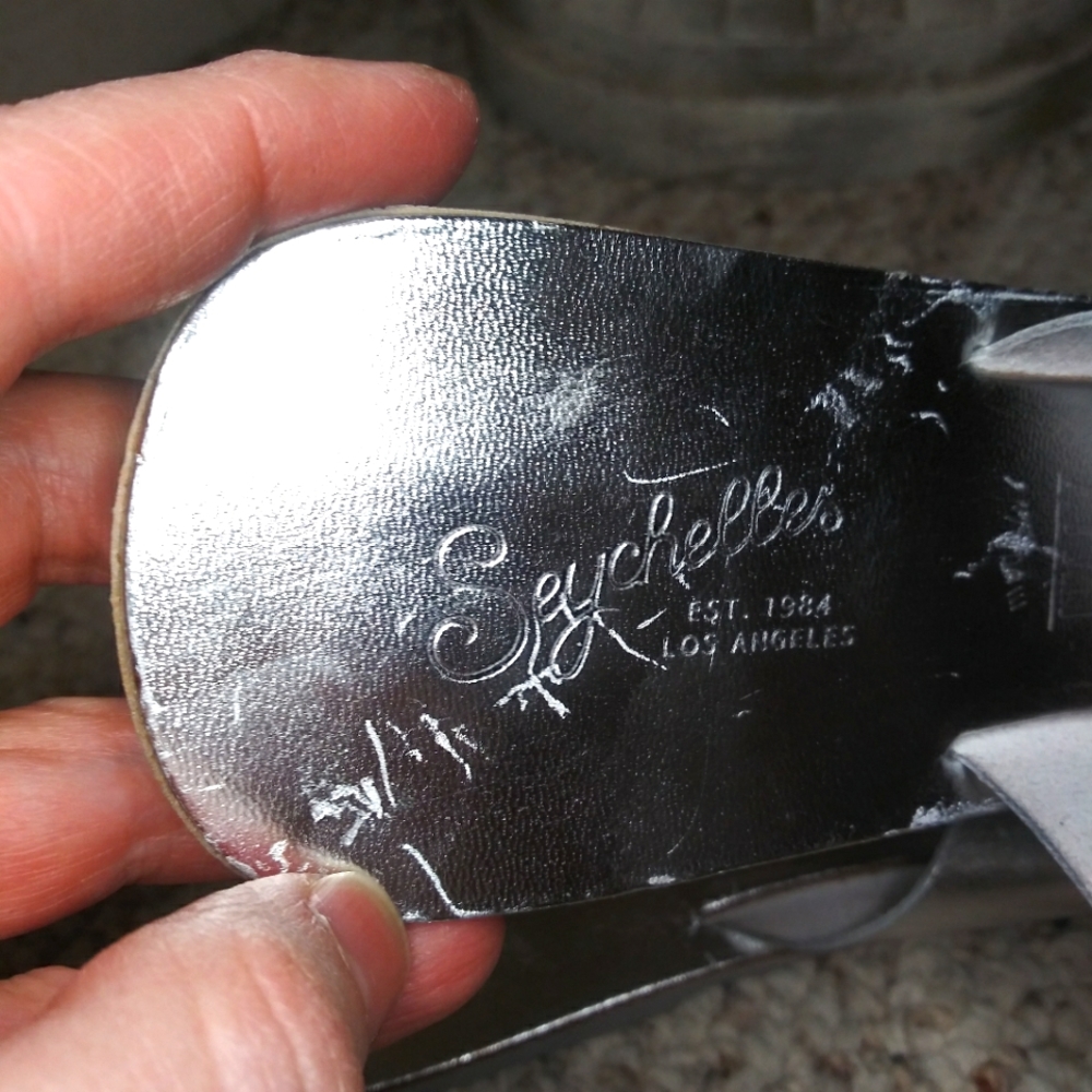 Anthropologie Silver Sandals - Picture 3 of 7